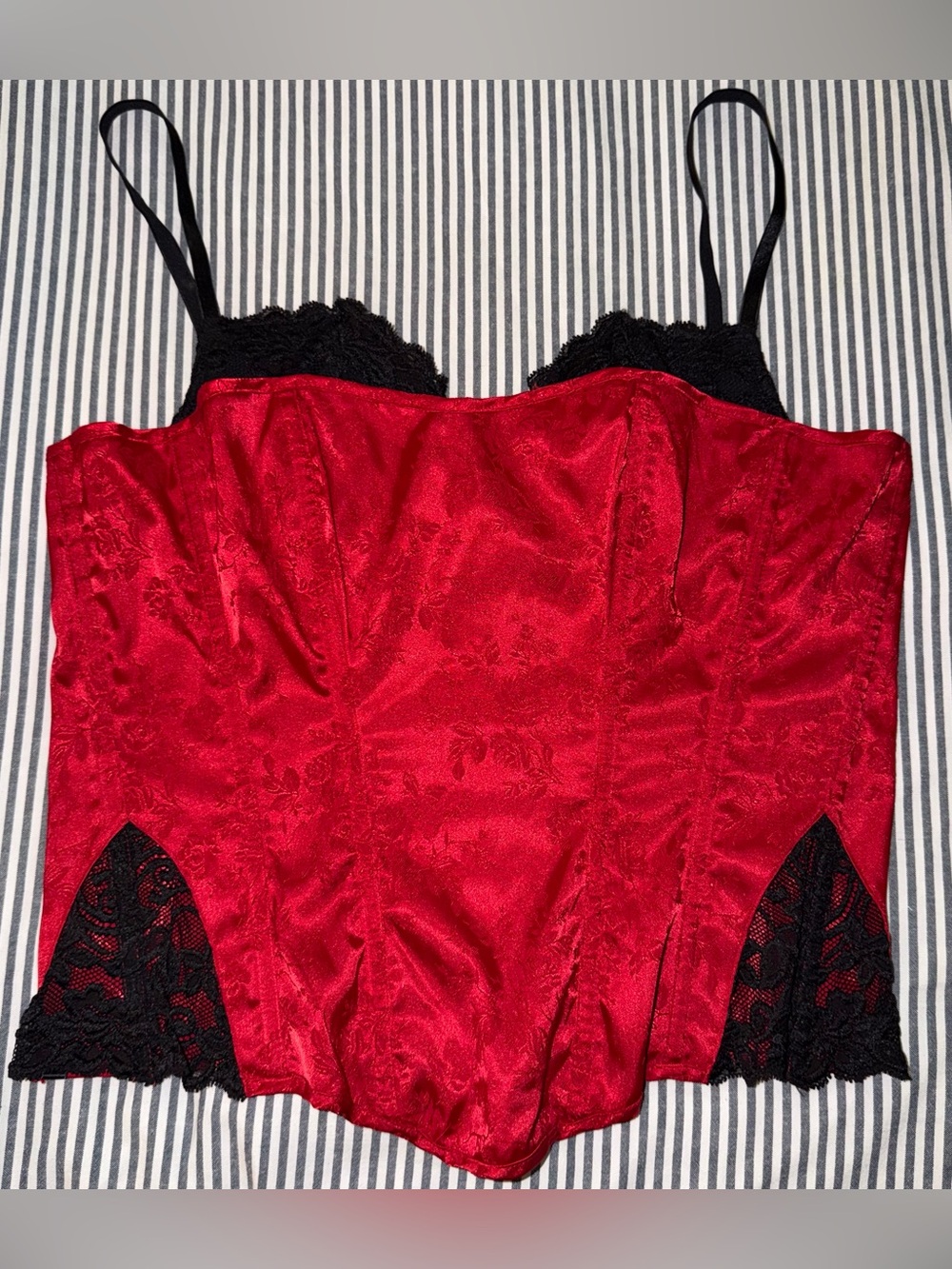 Red and Black Corset (Frederick’s of Hollywood 36B or 36C/ size 12/14)